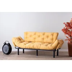 Nitta Triple - Mustard Mustard 3-Seat Sofa-Bed
