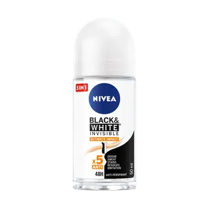 NIVEA Black&White Invisibe Ultimate Impact dezodorans roll-on 50ml