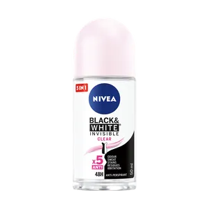 NIVEA Black&White Invisible Clear dezodorans roll-on 50ml