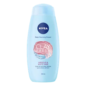NIVEA Clay Fresh Hibiscus&White Sage gel za tuširanje 500ml