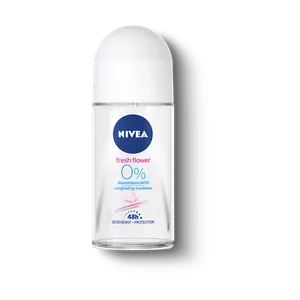 NIVEA Fresh Flower 0% Aluminium dezodorans roll-on 50ml