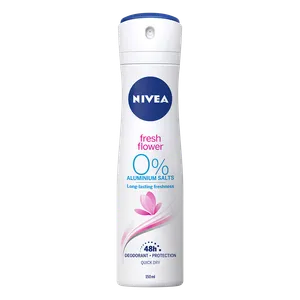 NIVEA Fresh Flower 0% Aluminium dezodorans u spreju 150ml