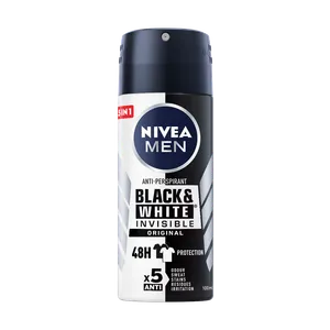 NIVEA Men Black & White Invisible dezodorans u spreju 100ml
