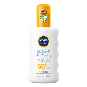 NIVEA SUN sens. immediate protect umirujući sprej SPF 50+ 200 ml