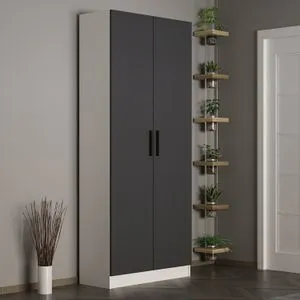 Noah - 8209 Antracitni Stalak za Predsoblje