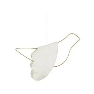 Nobodinoz Lin Francais Viseća Igračka Bird Off White