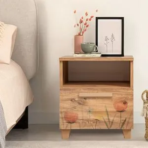 Noćni ormarić Leva Alfa Tulip Atlantic Pine