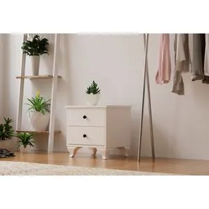 Noćni ormarić Rb-070 u mat beloj boji