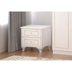 Noćni ormarić Rb-090 u mat beloj boji