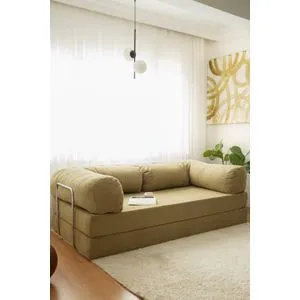 Nook - Khaki Khaki
 3-Seat Sofa-Bed