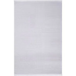 Nora 6223 - White White Carpet (100 x 350)