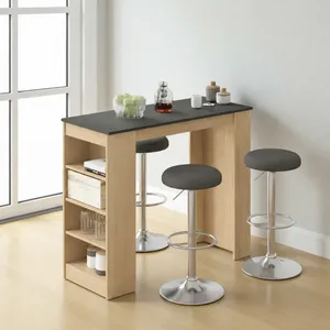 Norel  Kitchen Bar Anthracite/Drvo 781