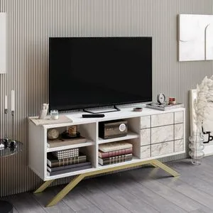 North - White, Gold White
Gold TV Stand