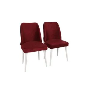 Nova 081 V2 Claret Red
White Chair Set (2 Pieces)