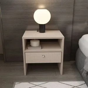 Nova - Beige Beige Nightstand