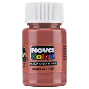 Nova Color Slikanje - Akrilne Boje 30g - Bakarna - 540299
