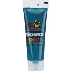 Nova Color Slikanje - Akrilne Boje 75g - Zelena - 540052
