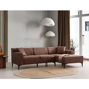 Nova Petra R Ugaona Sofa - Kognac