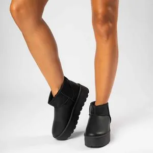 Novecento Ženske Čizme Super Ultra Mini Platform Crna