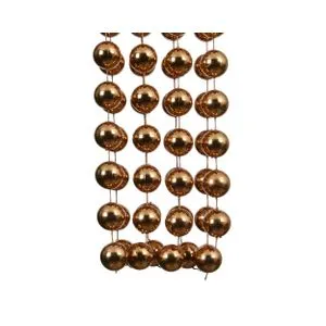 Novogodišnja dekoracija - BEAD GARLAND 2.7m 000778 - Brandy - KMG