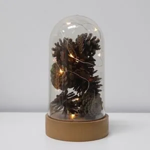 Novogodišnja dekoracija LED CLOCHE XM6056 - Pinecone