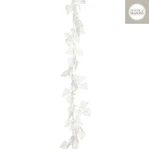 Novogodišnje giralnda - Garland leaves 180cm 1143449 - White - EDL