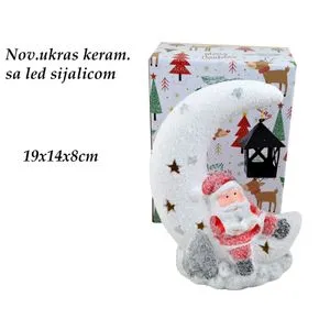 Novogodišnji ukras sa led sijalicom 002639