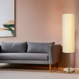 Noyan Eskitme Lambader Açık Hasır Abajurlu Gold
Cream Floor Lamp