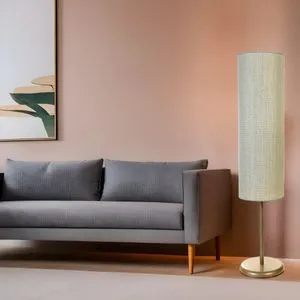 Noyan Eskitme Lambader Bambu 06 Abajurlu Oak