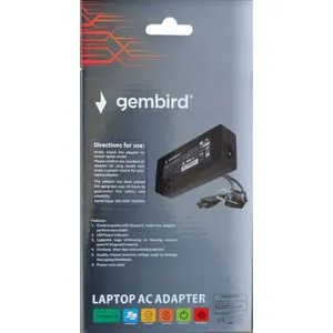 NPA65-190-3420 (AC07) ** Gembird punjac za laptop 65W-19V-3.42A, 5.5x1.7mm yellow (679 Alt=AC09)