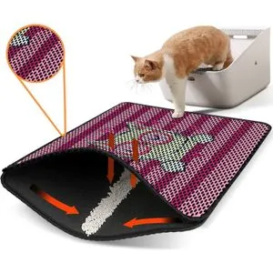 Nrszn0002 Multicolor Cat Litter Mat