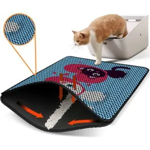 Nrszn0018 Multicolor Cat Litter Mat