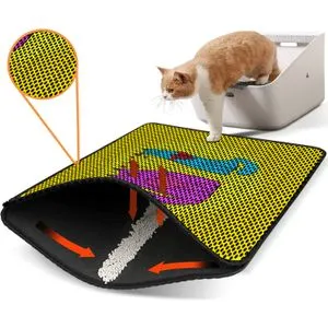 Nrszn0033 Multicolor Cat Litter Mat