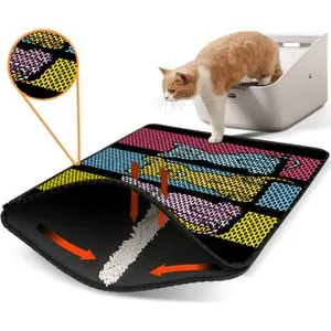 Nrszn0040 Multicolor Cat Litter Mat