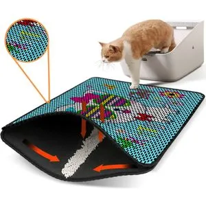 Nrszn0048 Multicolor Cat Litter Mat