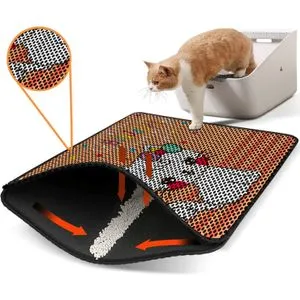 Nrszn0050 Multicolor Cat Litter Mat