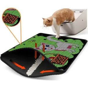 Nrszn0056 Multicolor Cat Litter Mat