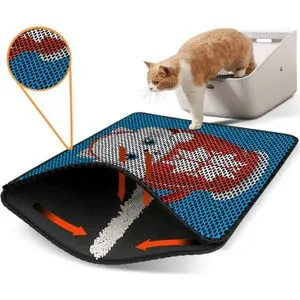 Nrszn0060 Multicolor Cat Litter Mat