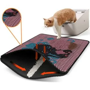 Nrszn0061 Multicolor Cat Litter Mat