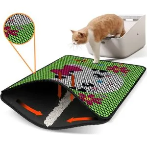 Nrszn0062 Multicolor Cat Litter Mat