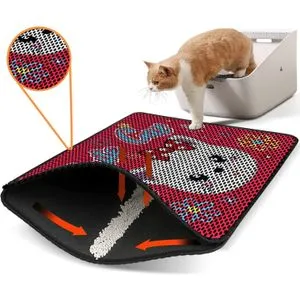 Nrszn0064 Multicolor Cat Litter Mat