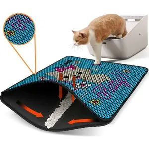 Nrszn0066 Multicolor Cat Litter Mat