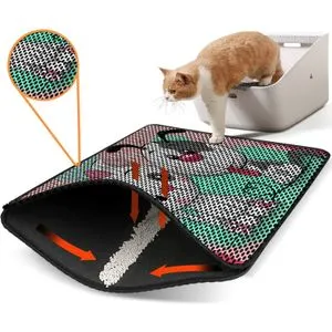 Nrszn0067 Multicolor Cat Litter Mat