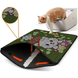 Nrszn0071 Multicolor Cat Litter Mat