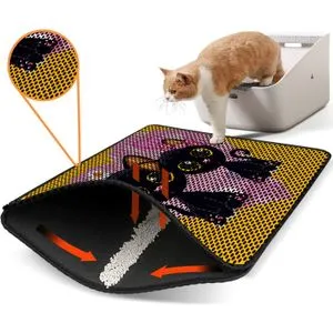 Nrszn0073 Multicolor Cat Litter Mat