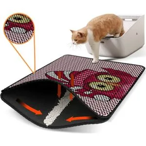 Nrszn0082 Multicolor Cat Litter Mat