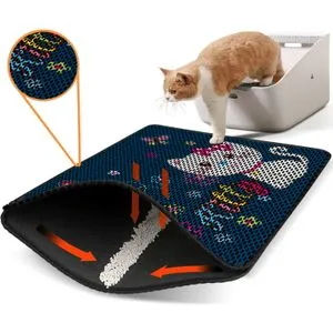 Nrszn0085 Multicolor Cat Litter Mat