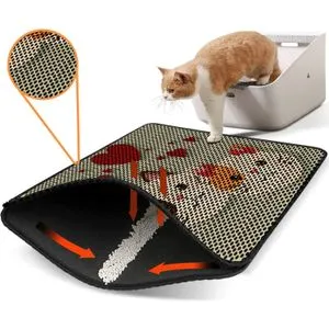 Nrszn0087 Multicolor Cat Litter Mat