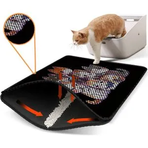 Nrszn0088 Multicolor Cat Litter Mat