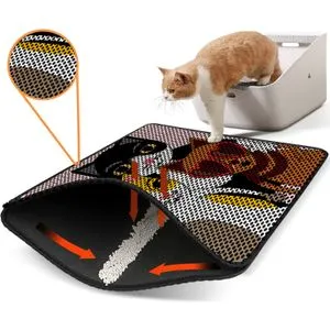Nrszn0089 Multicolor Cat Litter Mat